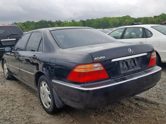 JH4KA9657YC000986 - 2000 ACURA 3.5RL BLACK photo 3