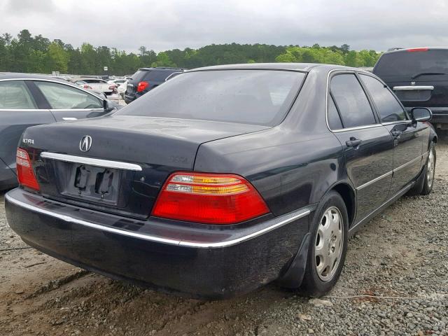 JH4KA9657YC000986 - 2000 ACURA 3.5RL BLACK photo 4