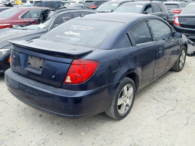 1G8AW15F37Z131459 - 2007 SATURN ION LEVEL BLUE photo 4