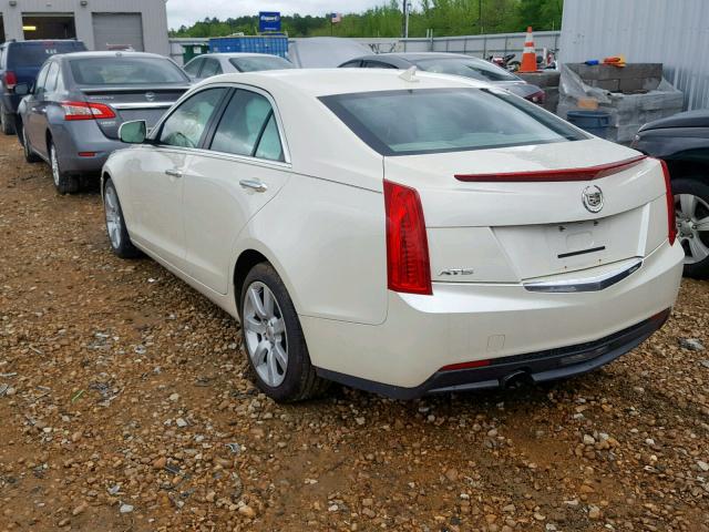 1G6AA5RA6D0139035 - 2013 CADILLAC ATS WHITE photo 3