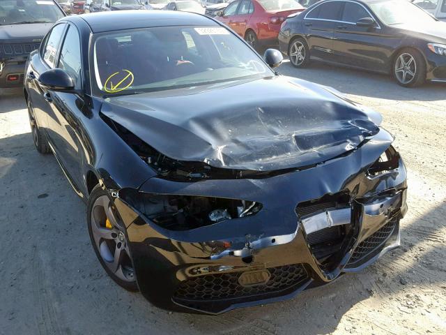 ZARFAEBN8J7589441 - 2018 ALFA ROMEO GIULIA BLACK photo 1