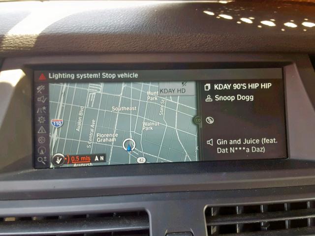 5UXZV4C56BL406016 - 2011 BMW X5 XDRIVE3 BLACK photo 9