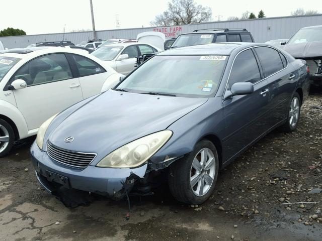 JTHBA30G465166102 - 2006 LEXUS ES 330 BLUE photo 2