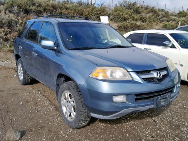 2HNYD18906H531889 - 2006 ACURA MDX TOURIN BLUE photo 1