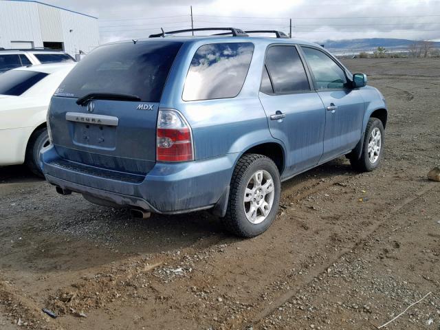 2HNYD18906H531889 - 2006 ACURA MDX TOURIN BLUE photo 4