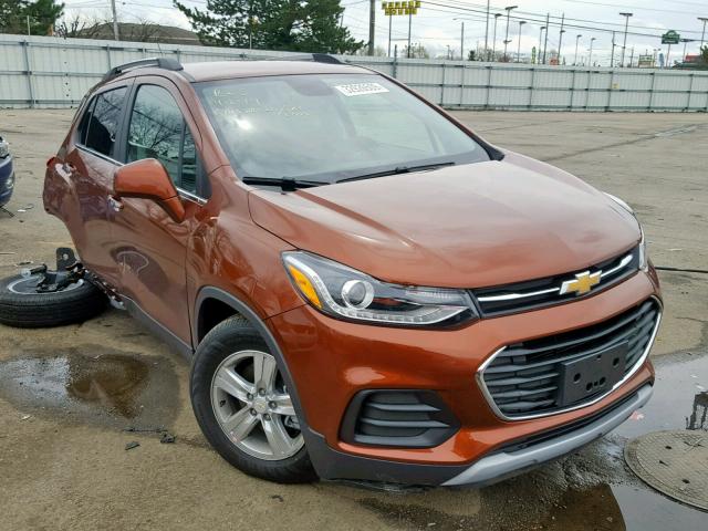 3GNCJLSB4KL217302 - 2019 CHEVROLET TRAX 1LT BROWN photo 1