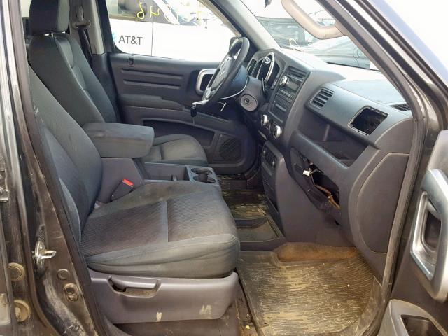 2HJYK16418H529666 - 2008 HONDA RIDGELINE GRAY photo 5