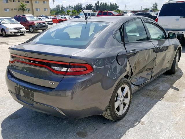 1C3CDFBB8FD236677 - 2015 DODGE DART SXT GRAY photo 4