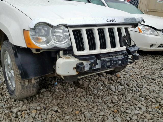 1J8GR48K08C215947 - 2008 JEEP GRAND CHER WHITE photo 10