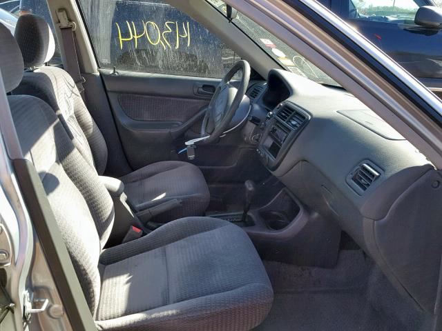 2HGEJ6612YH543395 - 2000 HONDA CIVIC BASE Gümüş foto 5