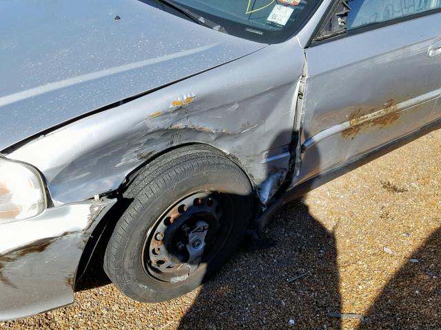 2HGEJ6612YH543395 - 2000 HONDA CIVIC BASE Gümüş foto 9