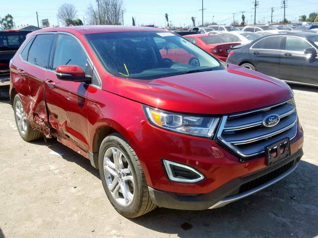 2FMPK3K97JBB68557 - 2018 FORD EDGE TITAN RED photo 1