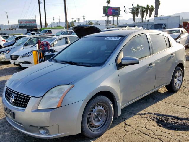 3N1AB61E38L635193 - 2008 NISSAN SENTRA 2.0 GRAY photo 2