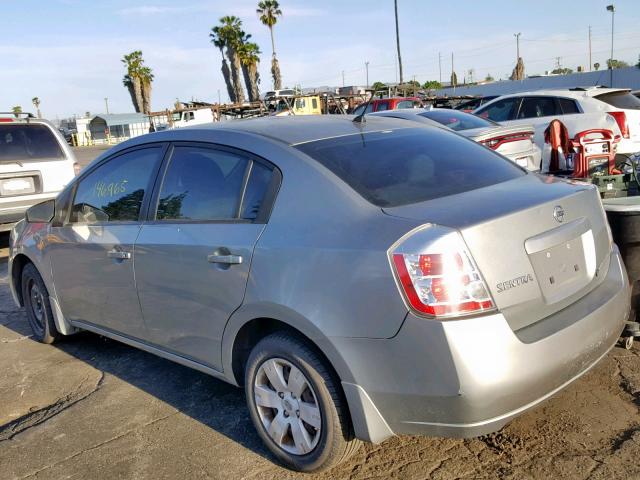 3N1AB61E38L635193 - 2008 NISSAN SENTRA 2.0 GRAY photo 3