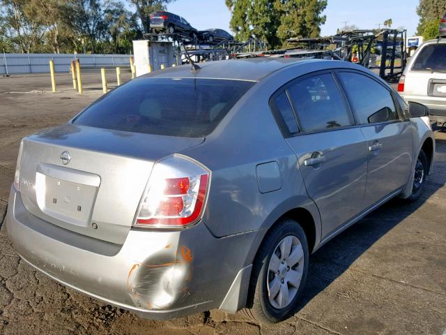 3N1AB61E38L635193 - 2008 NISSAN SENTRA 2.0 GRAY photo 4