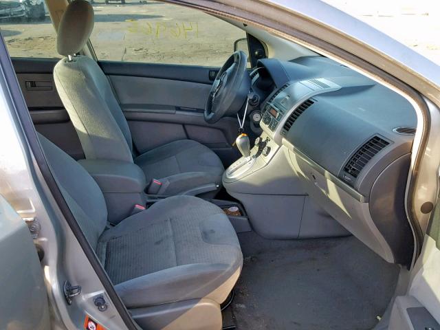 3N1AB61E38L635193 - 2008 NISSAN SENTRA 2.0 GRAY photo 5