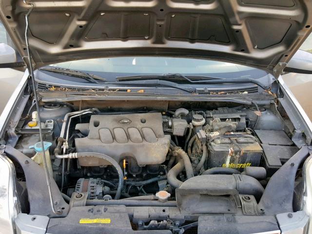 3N1AB61E38L635193 - 2008 NISSAN SENTRA 2.0 GRAY photo 7