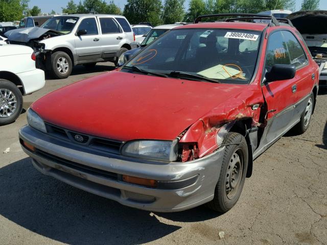 JF1GF4856TH814167 - 1996 SUBARU IMPREZA OU RED photo 2