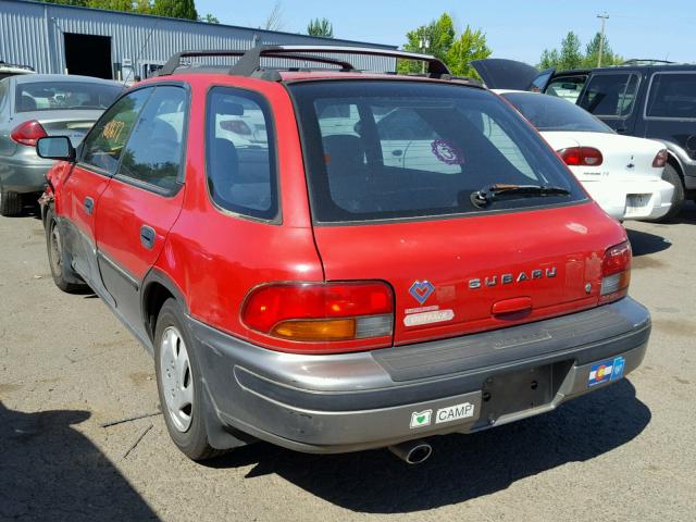 JF1GF4856TH814167 - 1996 SUBARU IMPREZA OU RED photo 3