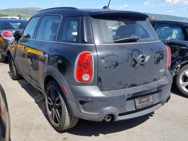 WMWZC3C52BWL80656 - 2011 MINI COOPER S C BLACK photo 3