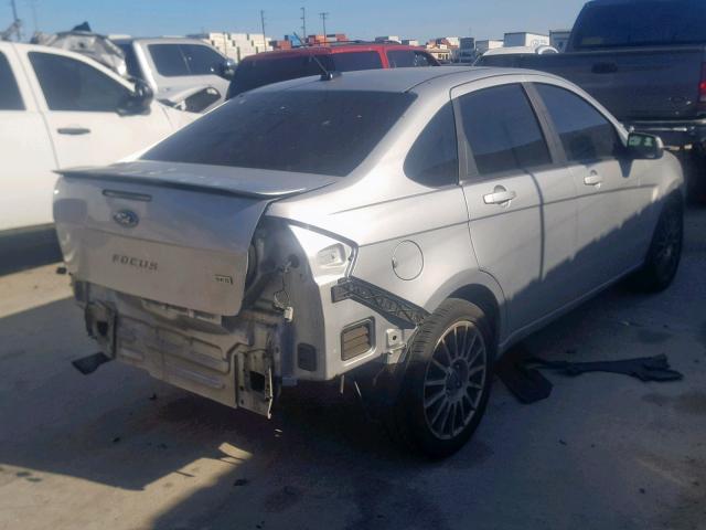 1FAHP3GN4BW180848 - 2011 FORD FOCUS SES SILVER photo 4