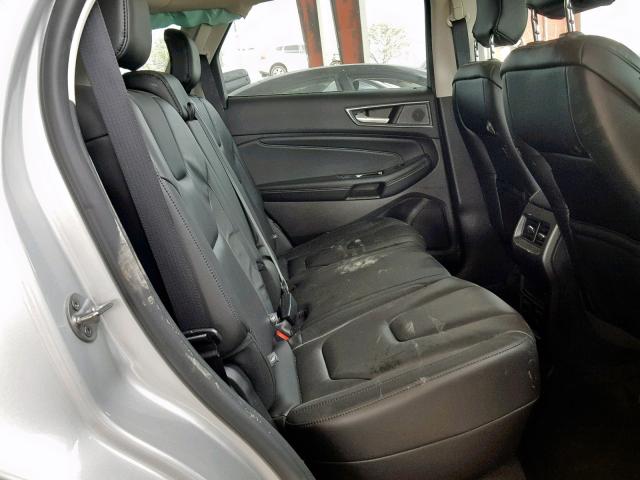 2FMPK3K93KBB43589 - 2019 FORD EDGE TITAN SILVER photo 6