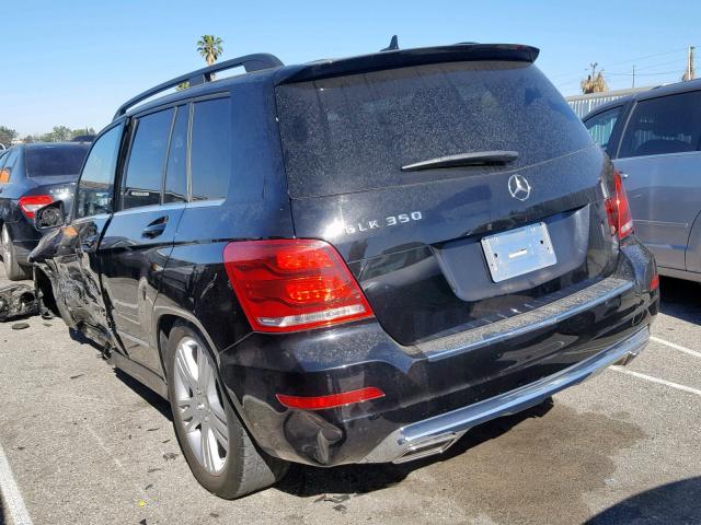 WDCGG5HB1DG112908 - 2013 MERCEDES-BENZ GLK 350 BLACK photo 3