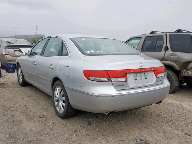 KMHFC46F76A112166 - 2006 HYUNDAI AZERA SE SILVER photo 3