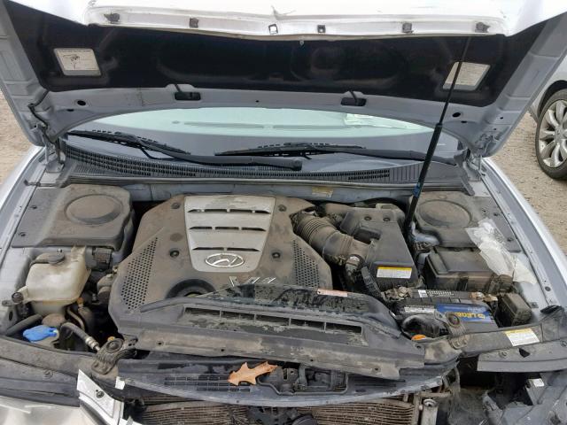 KMHFC46F76A112166 - 2006 HYUNDAI AZERA SE SILVER photo 7