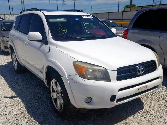 JTMZD32V766005708 - 2006 TOYOTA RAV4 SPORT WHITE photo 1