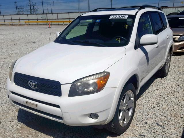 JTMZD32V766005708 - 2006 TOYOTA RAV4 SPORT WHITE photo 2