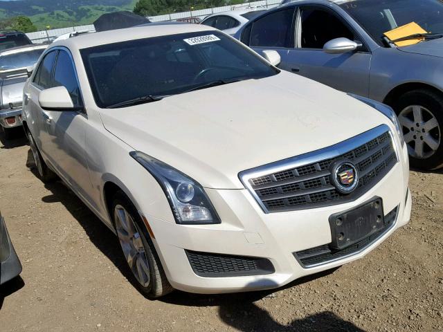 1G6AA5RA2E0115722 - 2014 CADILLAC ATS WHITE photo 1