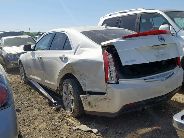 1G6AA5RA2E0115722 - 2014 CADILLAC ATS WHITE photo 3