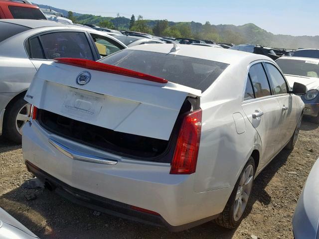 1G6AA5RA2E0115722 - 2014 CADILLAC ATS WHITE photo 4