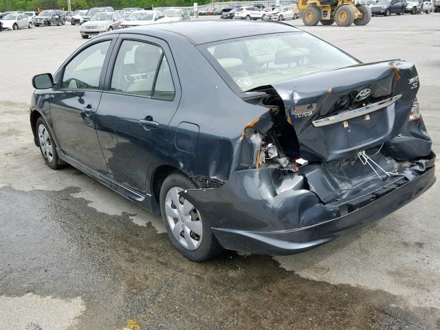 JTDBT923671044715 - 2007 TOYOTA YARIS GRAY photo 3