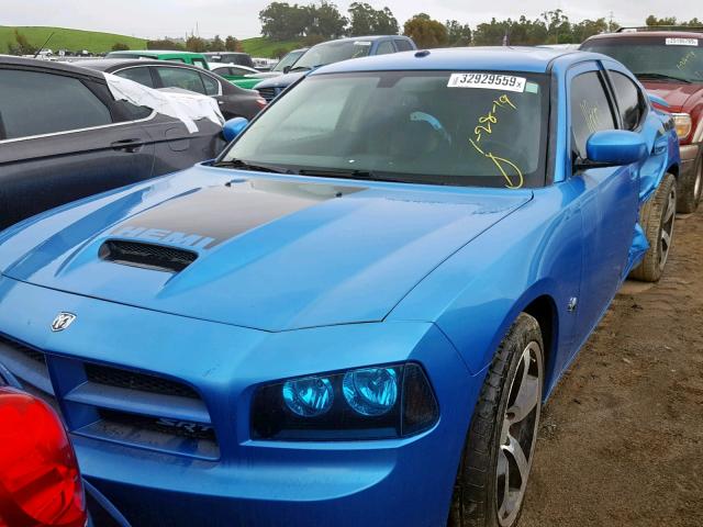 2B3LA73W18H171562 - 2008 DODGE CHARGER SR BLUE photo 2