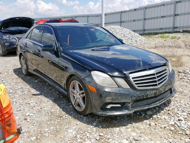 WDDHF5GB7BA466193 - 2011 MERCEDES-BENZ E 350 BLACK photo 1