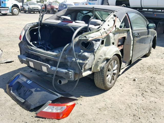 2HGFG1B8XBH509978 - 2011 HONDA CIVIC EX BLACK photo 4