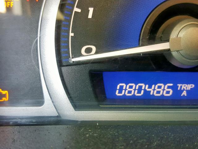 2HGFG1B8XBH509978 - 2011 HONDA CIVIC EX BLACK photo 8