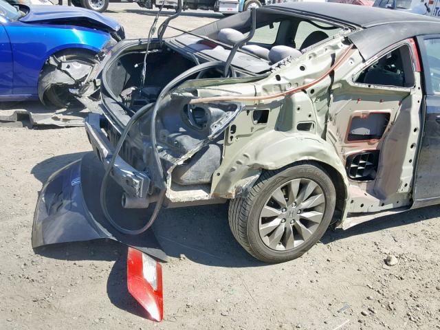 2HGFG1B8XBH509978 - 2011 HONDA CIVIC EX BLACK photo 9