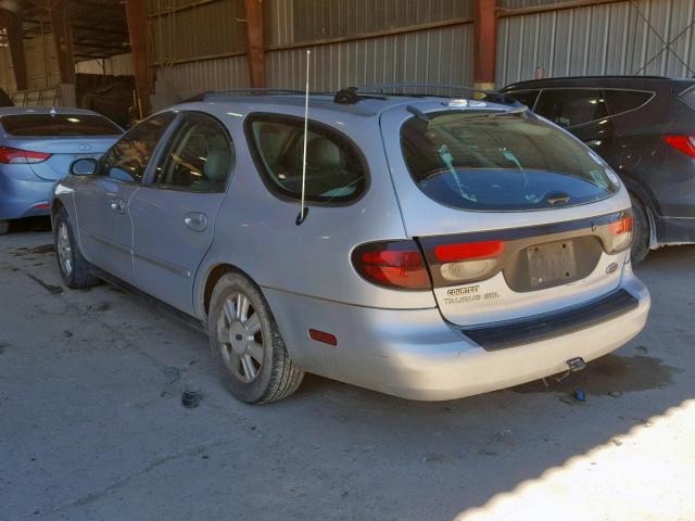 1FAHP59U03A175497 - 2003 FORD TAURUS SEL SILVER photo 3