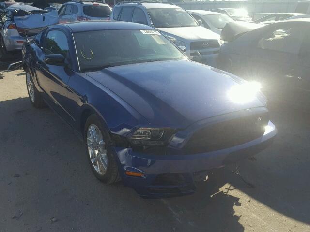 1ZVBP8AM2E5317788 - 2014 FORD MUSTANG BLUE photo 1