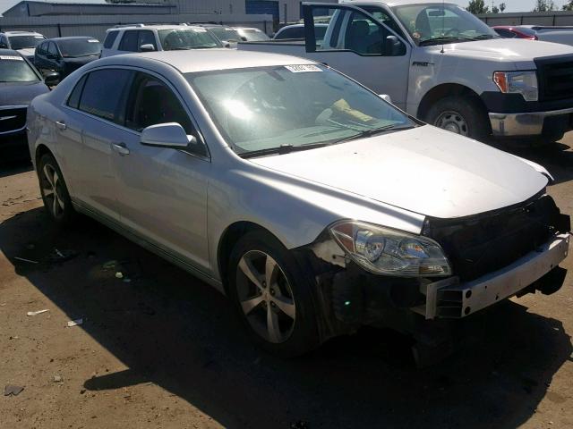 1G1ZC5E10BF296904 - 2011 CHEVROLET MALIBU 1LT SILVER photo 1