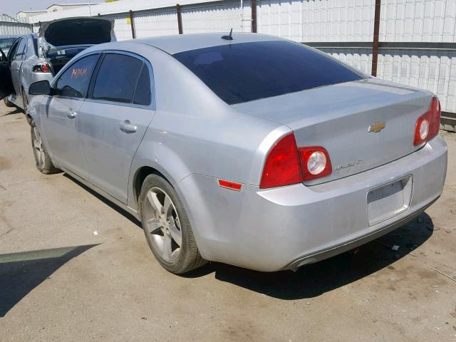 1G1ZC5E10BF296904 - 2011 CHEVROLET MALIBU 1LT SILVER photo 3