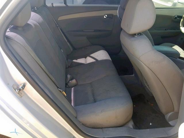 1G1ZC5E10BF296904 - 2011 CHEVROLET MALIBU 1LT SILVER photo 6