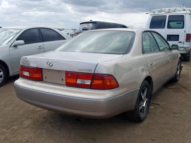 JT8BF28G7X5062267 - 1999 LEXUS ES 300 GOLD photo 4