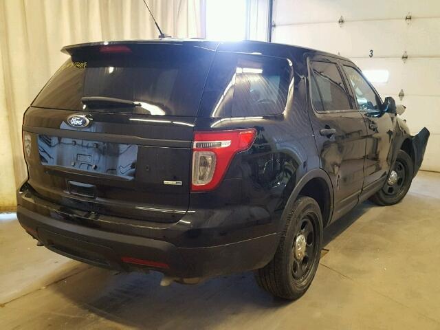 1FM5K8AR3EGB69127 - 2014 FORD EXPLORER P BLACK photo 4