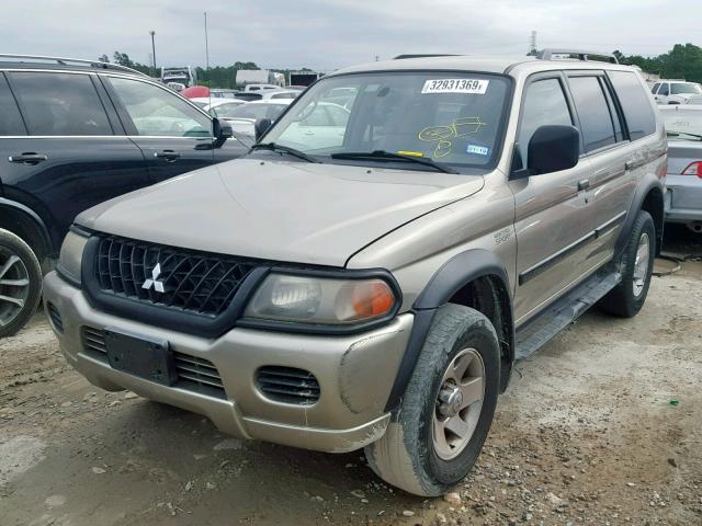 JA4LS21H72J006053 - 2002 MITSUBISHI MONTERO SP TAN photo 2