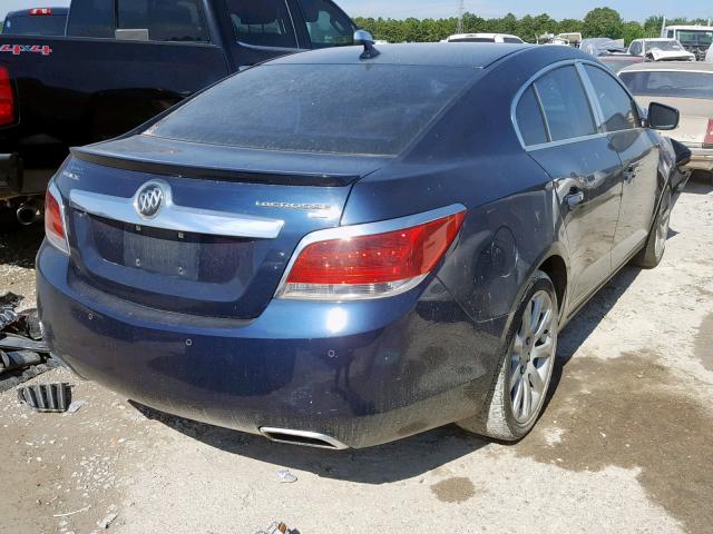 1G4GE5ED5BF249107 - 2011 BUICK LACROSSE C BLUE photo 4