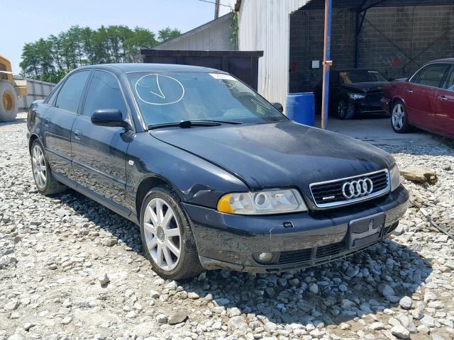 WAUDC68D81A122780 - 2001 AUDI A4 1.8T QU BLACK photo 1